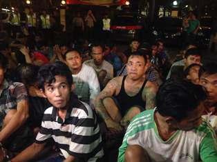 108 Preman Ditangkap dalam Semalam 