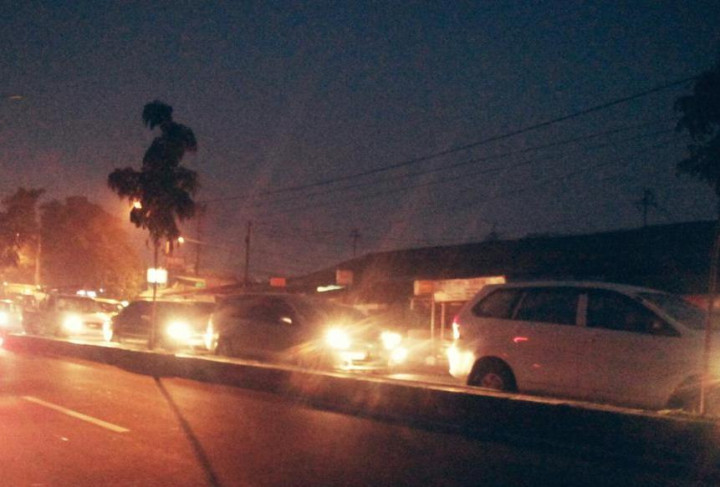 Angkot Kecelakaan, Lebak Bulus-Ciputat <i>Contra Flow</i>