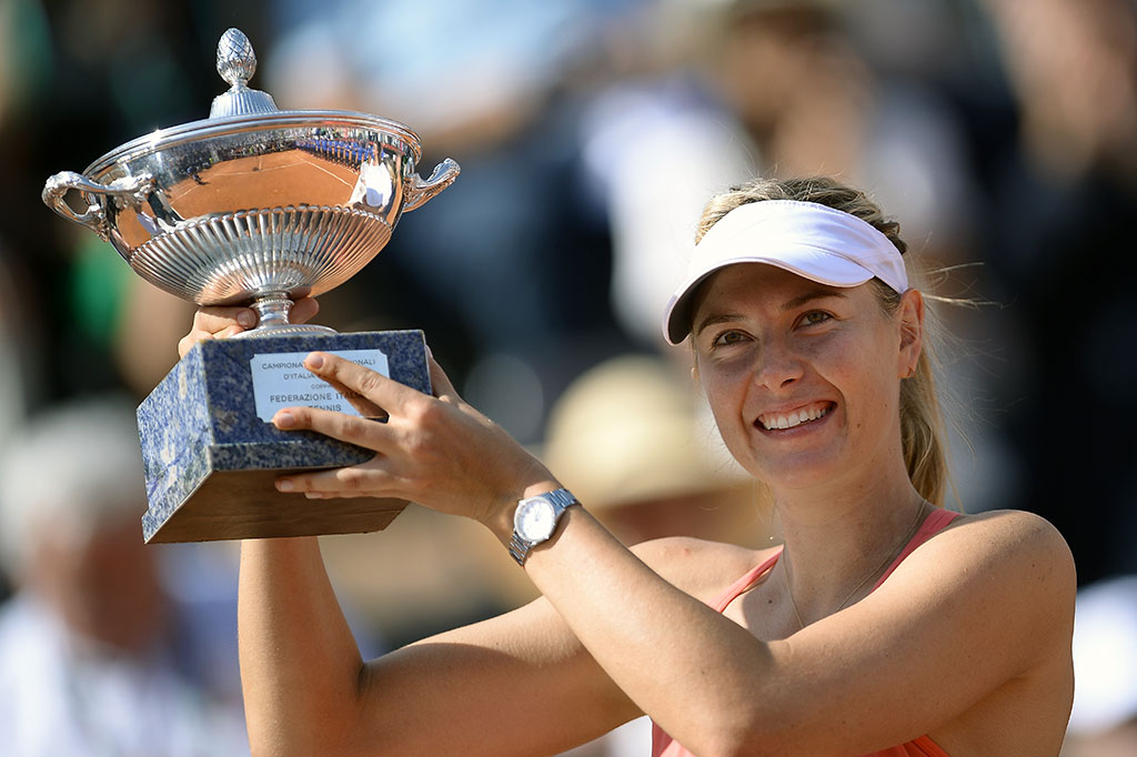 Sharapova Juara Italia Terbuka