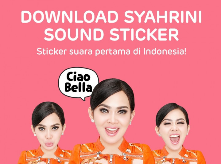 LINE Jadikan Suara Syahrini Sebagai Stiker