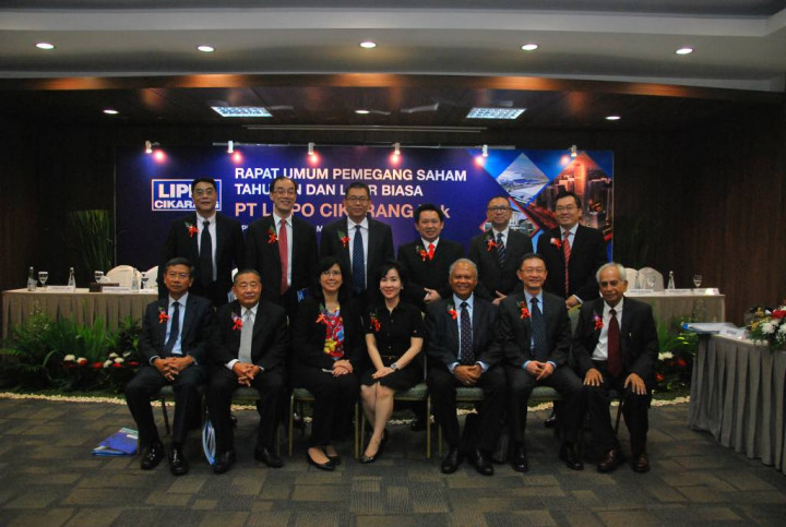 Lippo Cikarang Ubah Jajaran Komisaris & Direksi