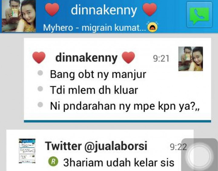 Kesaksian Pelanggan Aborsi <i>Online</i>