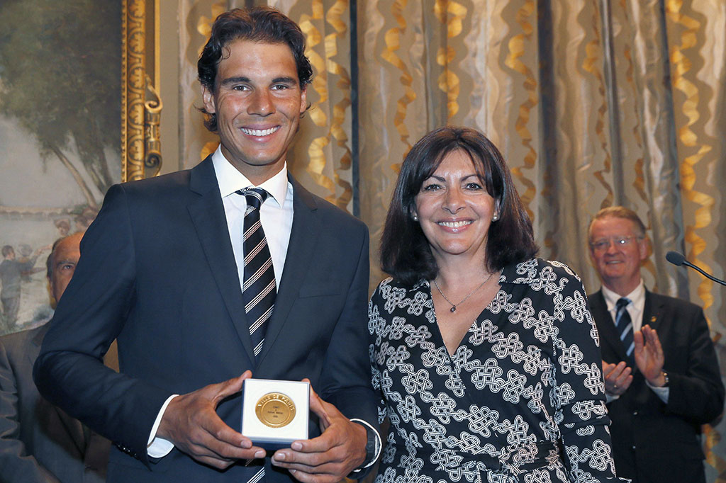 Nadal Terima Penghargaan Bergengsi dari Wali Kota Paris