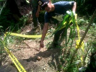 Granat Aktif Tergeletak di Hutan Tegal