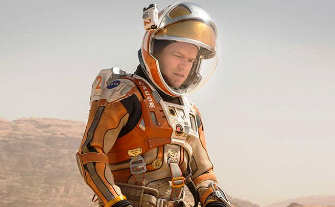 Matt Damon memerankan astronot yang bertahan hidup di Mars (Foto:MTV)