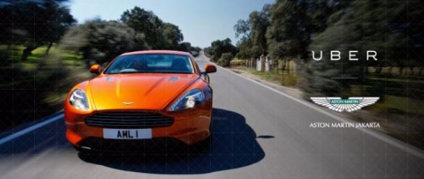 Uber Ajak Penggunanya di Jakarta untuk Jajal Supercar Aston Martin Gratis 