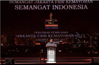 Resmikan Jakarta Fair, JK: Acara Ini Unik