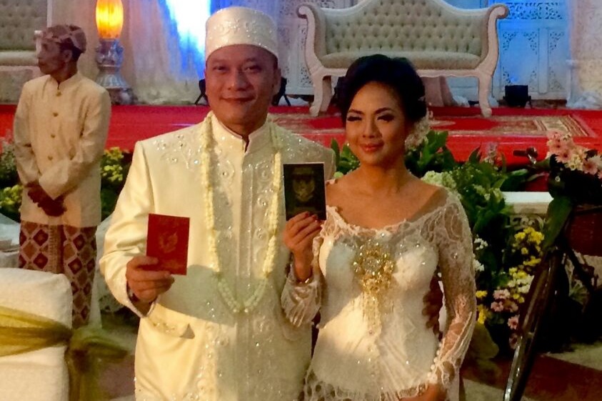 Iwa K dan Wikan (Foto:Metrotvnews.com/Dwi Ayu R)