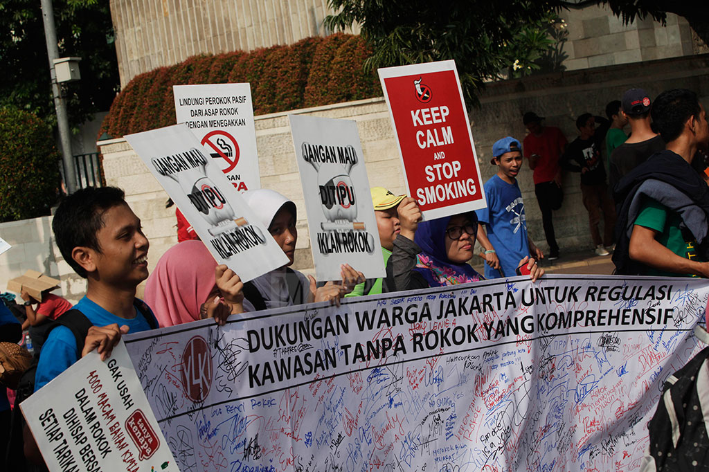 Aktivis Gelar Aksi Antitembakau Sedunia