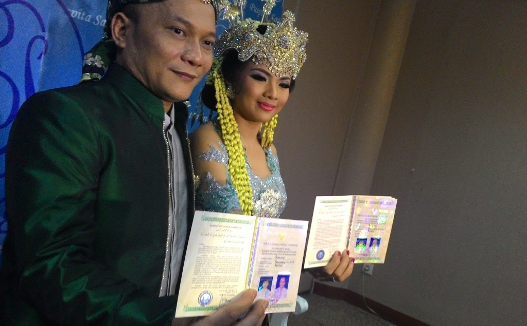 Iwa K dan Wikan (Foto:Metrotvnews.com/Dwi Ayu R)