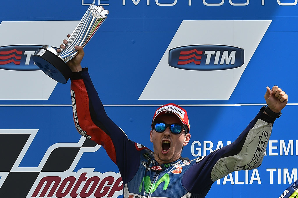 Lorenzo Juara MotoGP Italia, Rossi Ketiga
