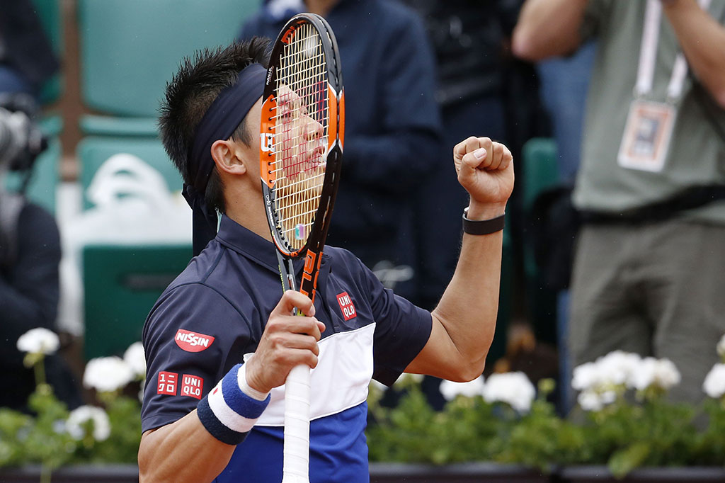 Nishikori Akhiri Penantian 82 Tahun Jepang di Prancis Terbuka