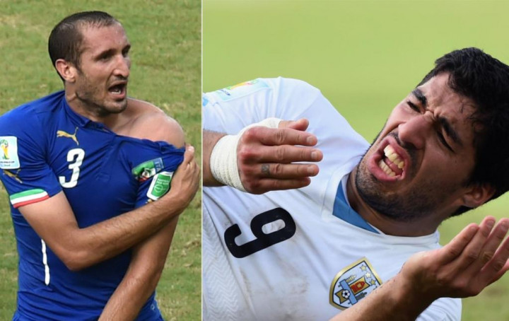Chiellini Tak Masalah Jabat Tangan Suarez