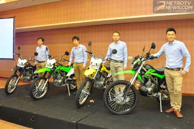 New KLX150 bakal Tulang Punggung Kawasaki 