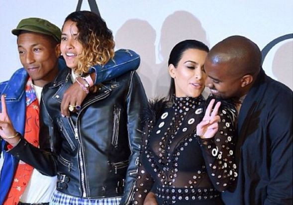 Pharrell Williams Selamatkan Kim Kardashian dari Jilatan Api