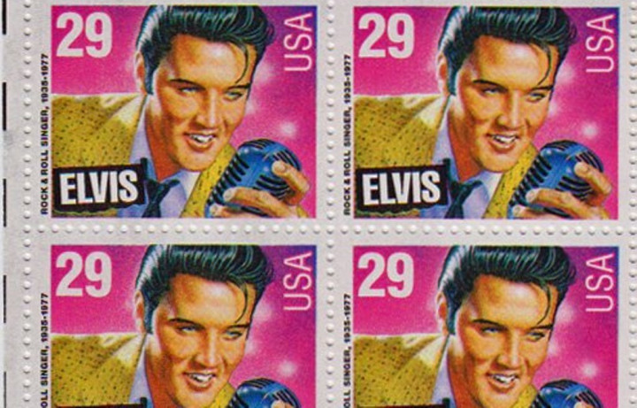 Elvis Presley Diabadikan dalam Perangko 