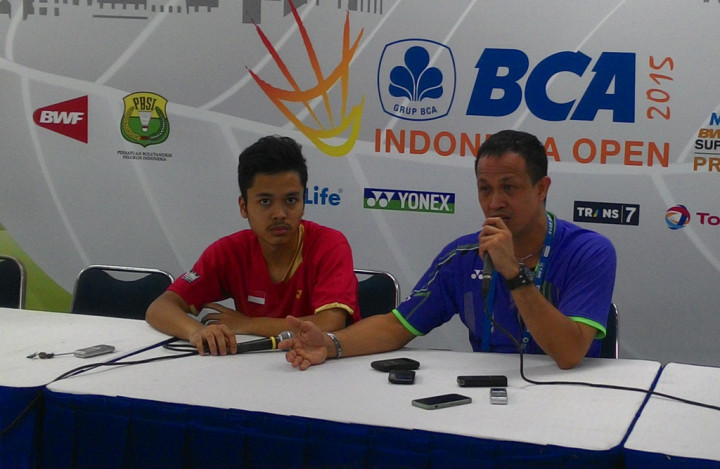 Anthony Mengaku Puas Dikalahkan Momota 