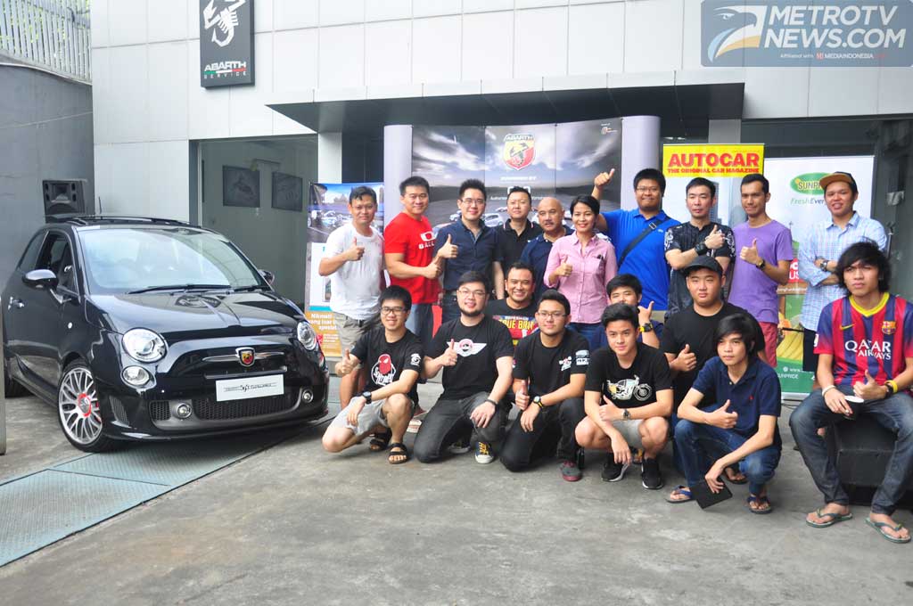 Abarth Indonesia menggelar Abarth Station untuk mengajak beberapa komunitas mobil untuk sarapan bersama. MTVN/Ekawan