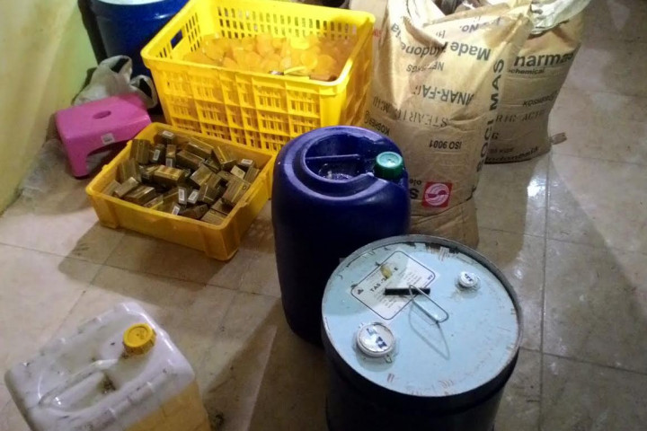 Polres Jakut Gerebek Pabrik Sabun Tak Berizin