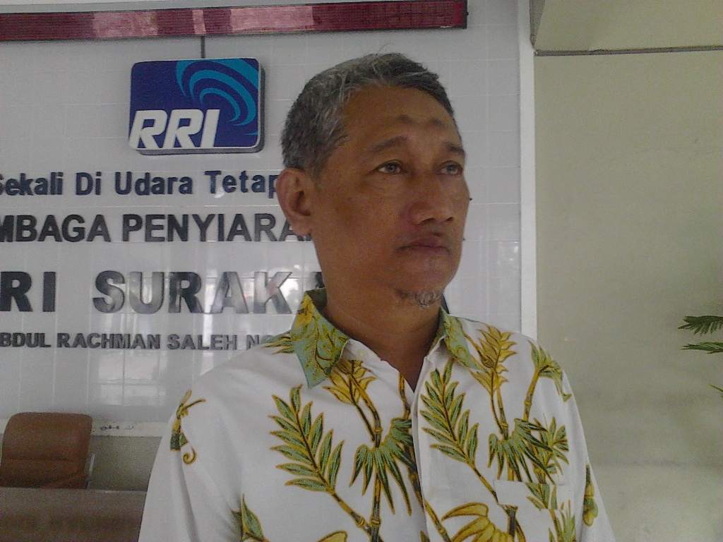 Foto: Penyiar senior RRI, Taufik M Widodo akan memandu acara pernikahan Gibran dan Selvi/MTVN_Pythag Kurniati