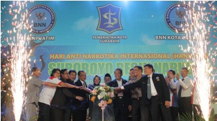 Wali Kota Surabaya Luncurkan Kurikulum Antinarkoba
