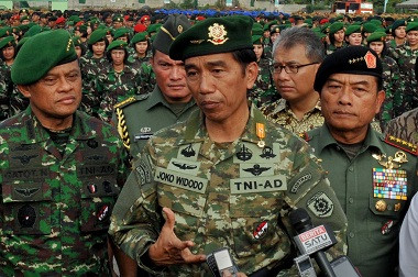 Jokowi Appoints Army Chief of Staff Gatot Nurmantyo as Military Chief