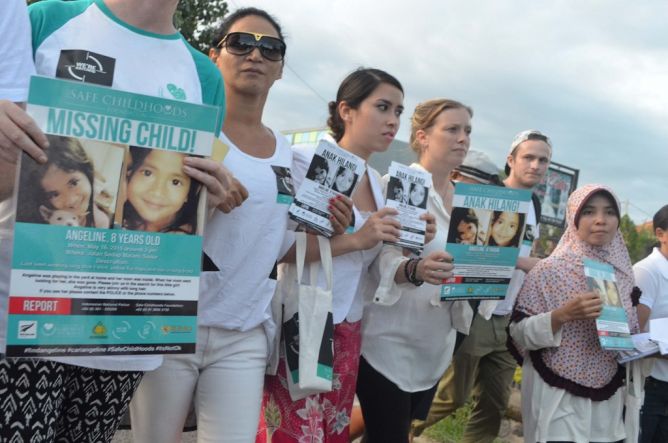 Relawan saat membantu pencarian Angeline di Bali, Ant/ Fikri Yusuf