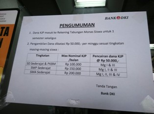 Bank DKI Cairkan Dana KJP Rp2,305 Triliun 