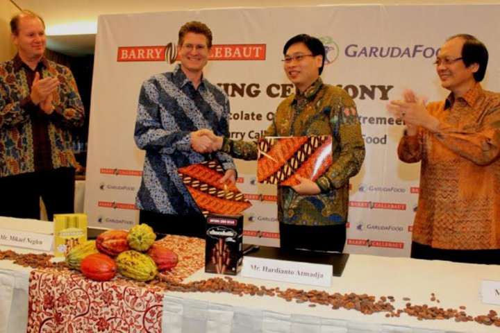 Barry Callebaut Pasok 10 Ribu Ton Cokelat per Tahun ke GarudaFood
