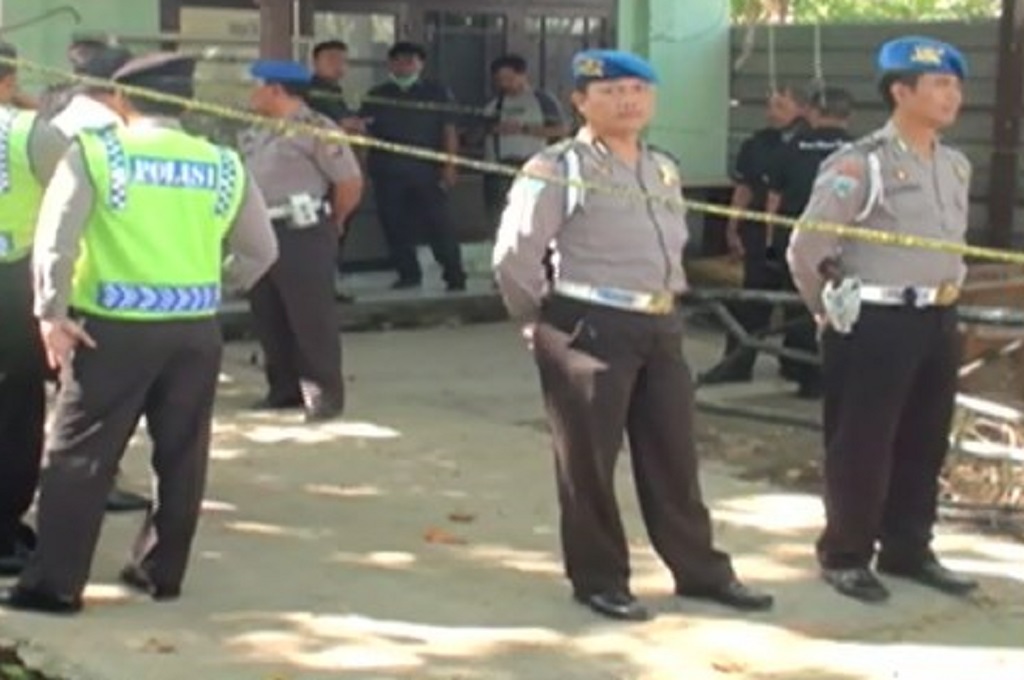 Suasana di lokasi penemuan jenazah Angeline di Denpasar, Metrotv