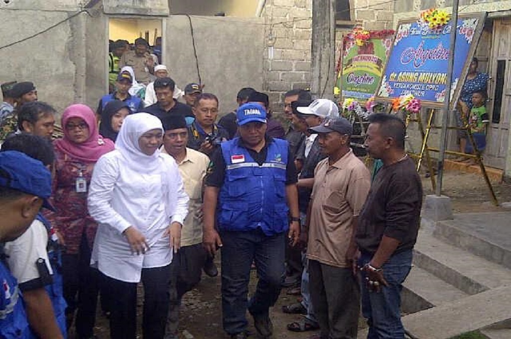 Mensos datang ke rumah duka Angeline di Banyuwangi, Metrotvnews.com/Amaluddin