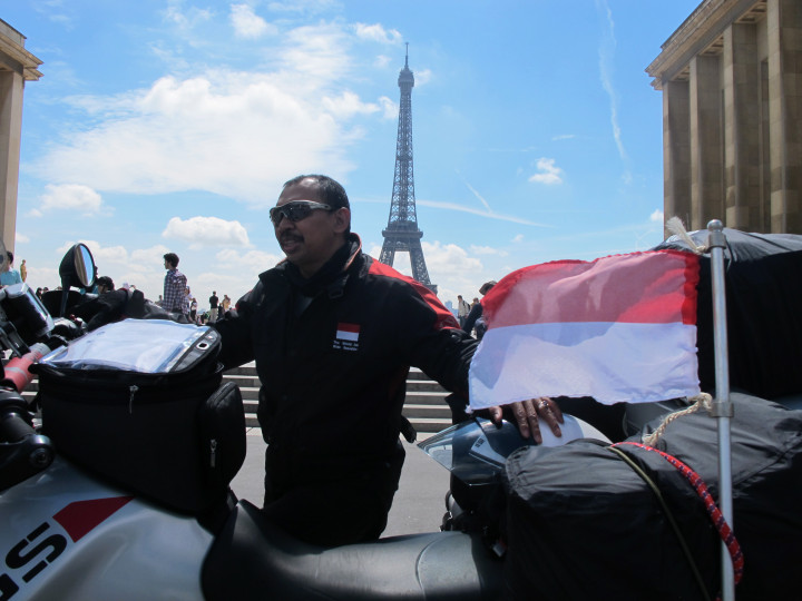 Cerita Jeffrey, Warga Bandung Keliling Dunia Naik Motor