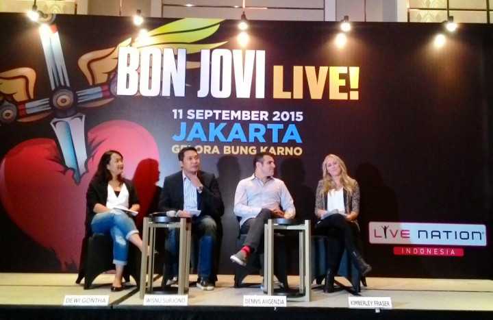 Konser Bon Jovi, Promotor Targetkan 40 Ribu Penonton