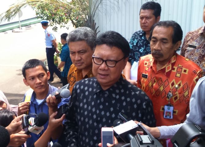 Menteri Dalam Negeri Tjahjo Kumolo/MTVN/Dheri Agriesta