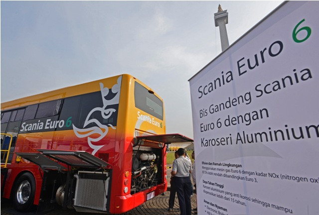 Scania Jakarta. (Foto:Antara/Fanny Octavianus)