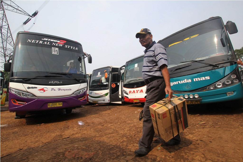 Foto: Ilustrasi pemudik/Ant_Rivan Awal Lingga