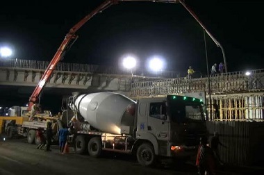 Jembatan Layang Tol Pejagan-Pemalang Dikebut hingga Tengah Malam