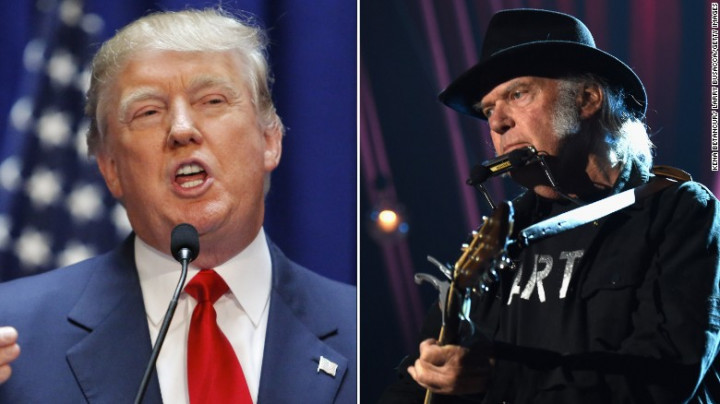 Neil Young Protes Donald Trump Gunakan Lagunya dalam Kampanye Presiden 