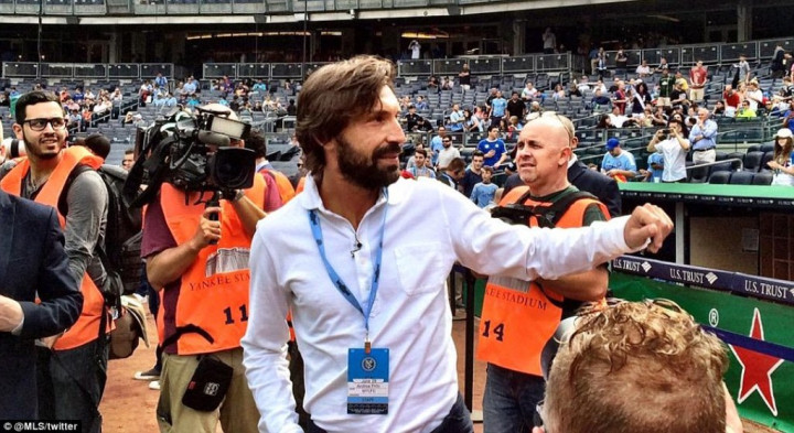 Pirlo Saksikan Pertandingan New York City, Sinyal Bergabung?