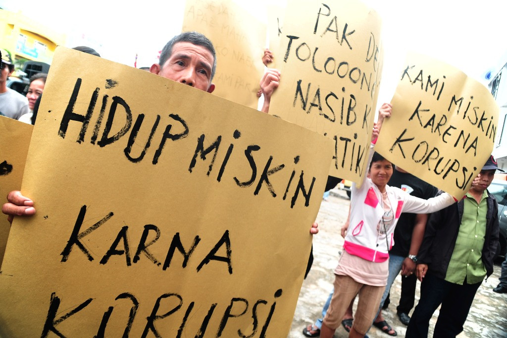 Unjukrasa antikemiskinan. Foto: Jessica Helena Wuysang/Antara