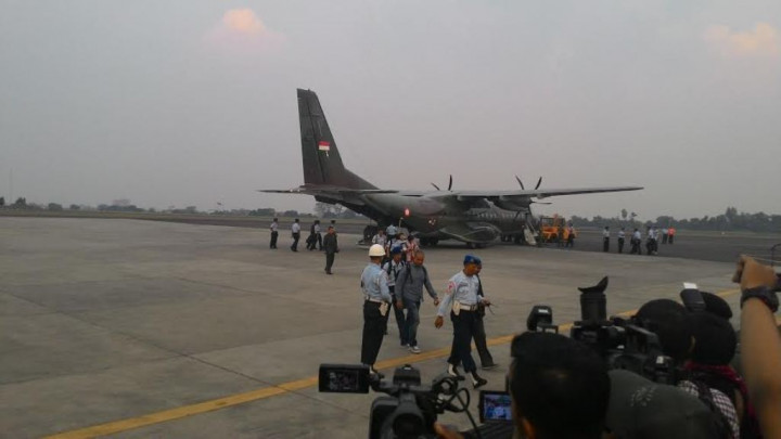 Jenazah Korban Hercules C-130 Tiba di Lanud Halim Perdanakusuma  