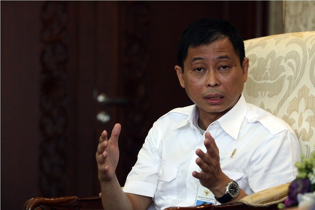 Menhub Ignasius Jonan--Foto: MI/Susanto