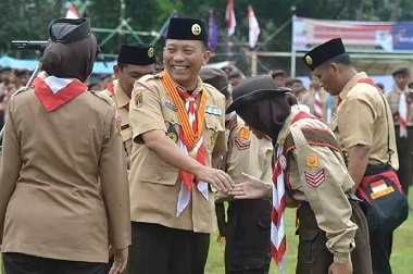 Ribuan Pramuka Bantu Arus Mudik di Brebes
