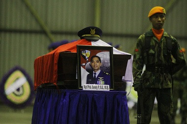 KSAU Pulang ke Jakarta Bawa 3 Jenazah Korban Hercules