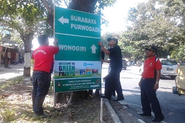 96 Rambu Penunjuk Jalan Dipasang untuk Mempermudah Pemudik 