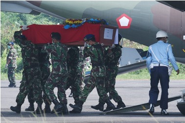 Tiga Jenazah Korban Hercules Diterbangkan ke Pekanbaru 