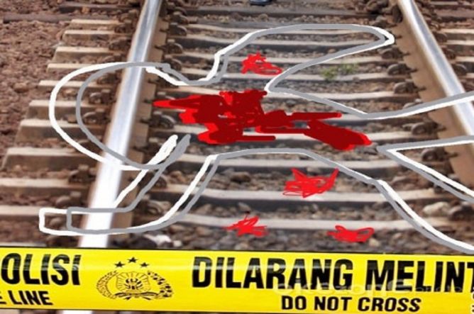 Pria tak Beridentitas Tewas Tertabrak Kereta di Pasar Minggu 