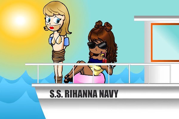 Rihanna Culik dan Siksa Taylor Swift di Video Parodi
