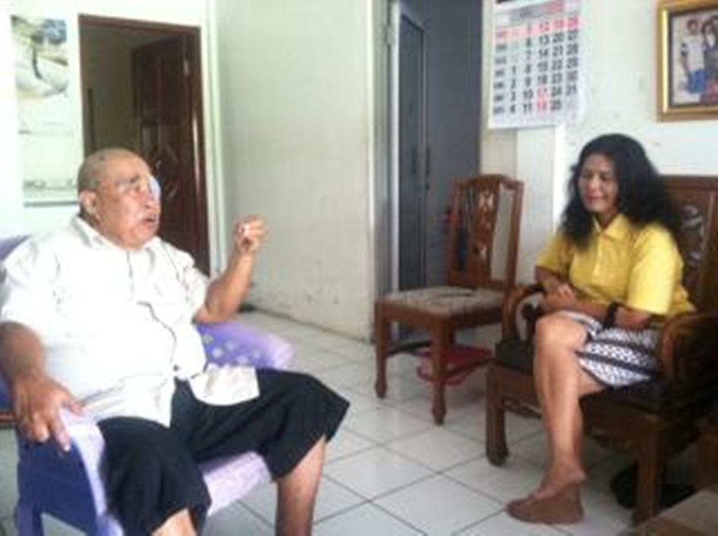 Eddy Gombloh ditemui di rumahnya di Yogyakarta. Foto: MTVN/Mustaqim