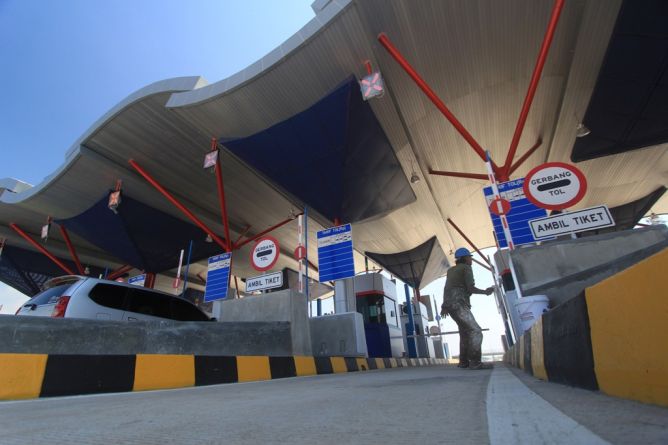 Jalan tol Cipali resmi dibuka. FOTO: ANTARA/Dedhez